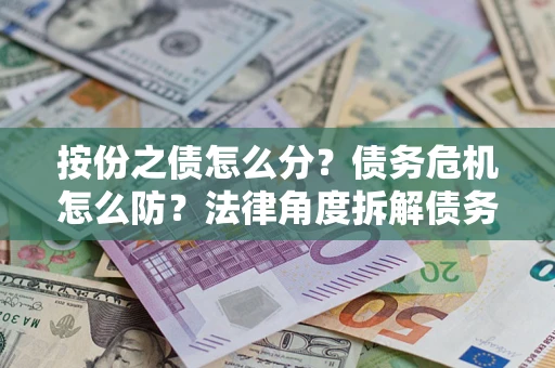 北京按份之债怎么分？债务危机怎么防？法律角度拆解债务分配与风险自保指南