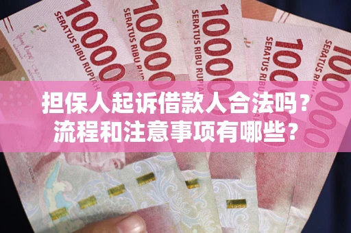 北京担保人起诉借款人合法吗？流程和注意事项有哪些？