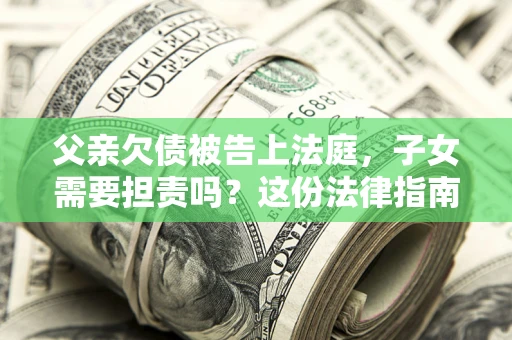 北京父亲欠债被告上法庭，子女需要担责吗？这份法律指南必须看完