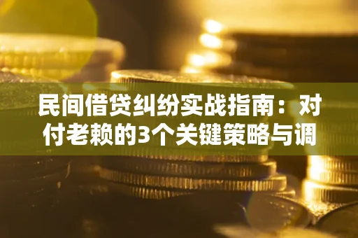 北京民间借贷纠纷实战指南：对付老赖的3个关键策略与调解盲区解析