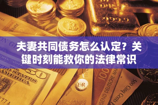 北京夫妻共同债务怎么认定？关键时刻能救你的法律常识