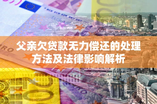 北京父亲欠贷款无力偿还的处理方法及法律影响解析