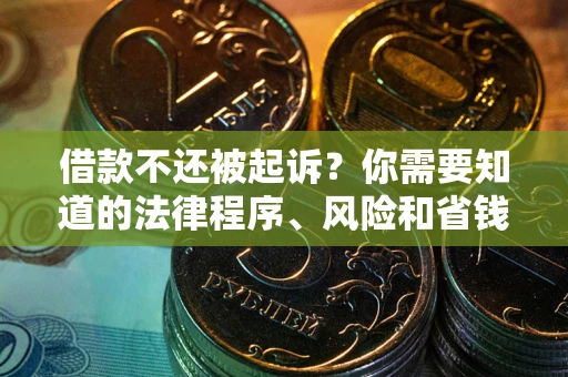 北京借款不还被起诉？你需要知道的法律程序、风险和省钱技巧